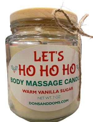 Bad Santa Body Massage Candle